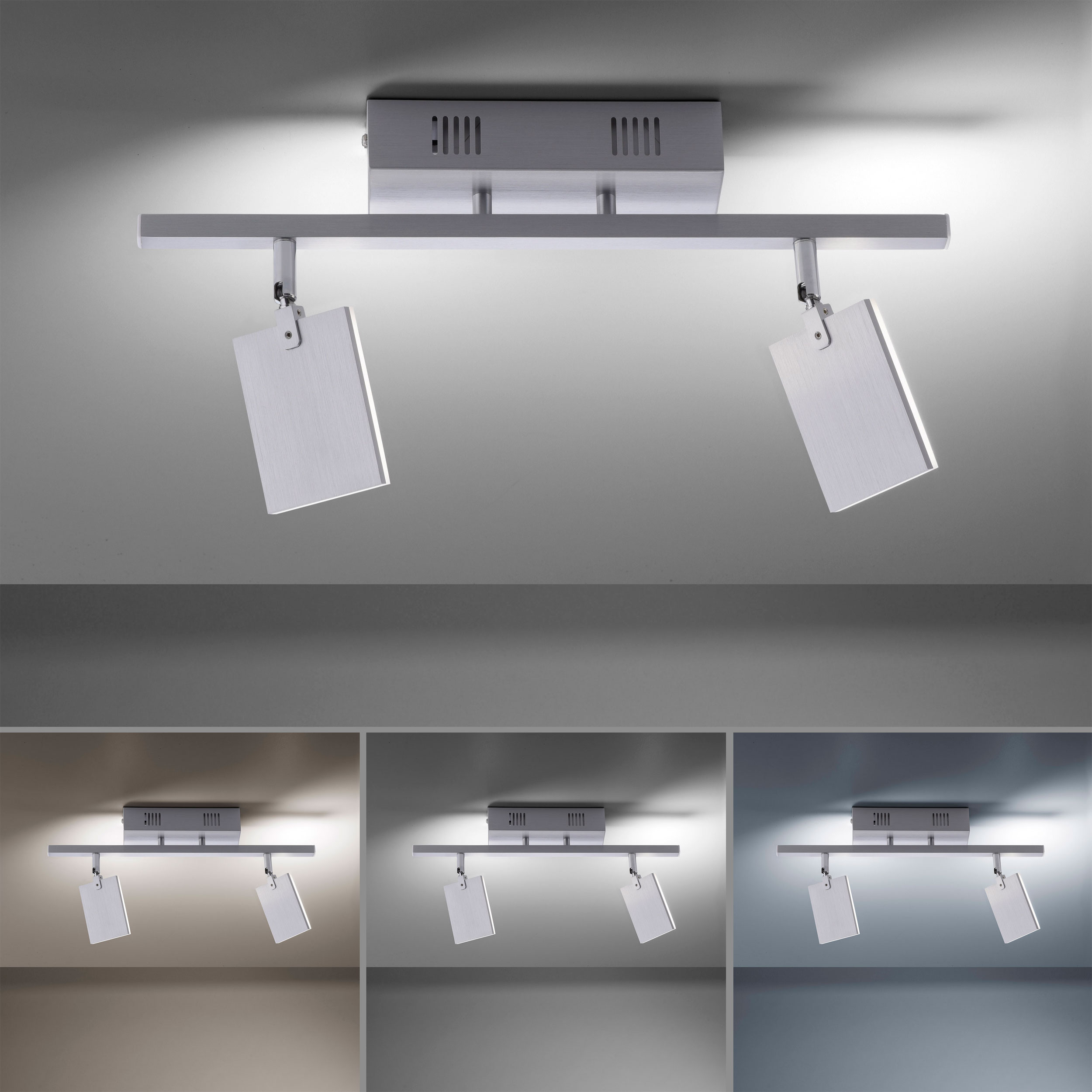 PURELED-Deckenleuchte 2flg