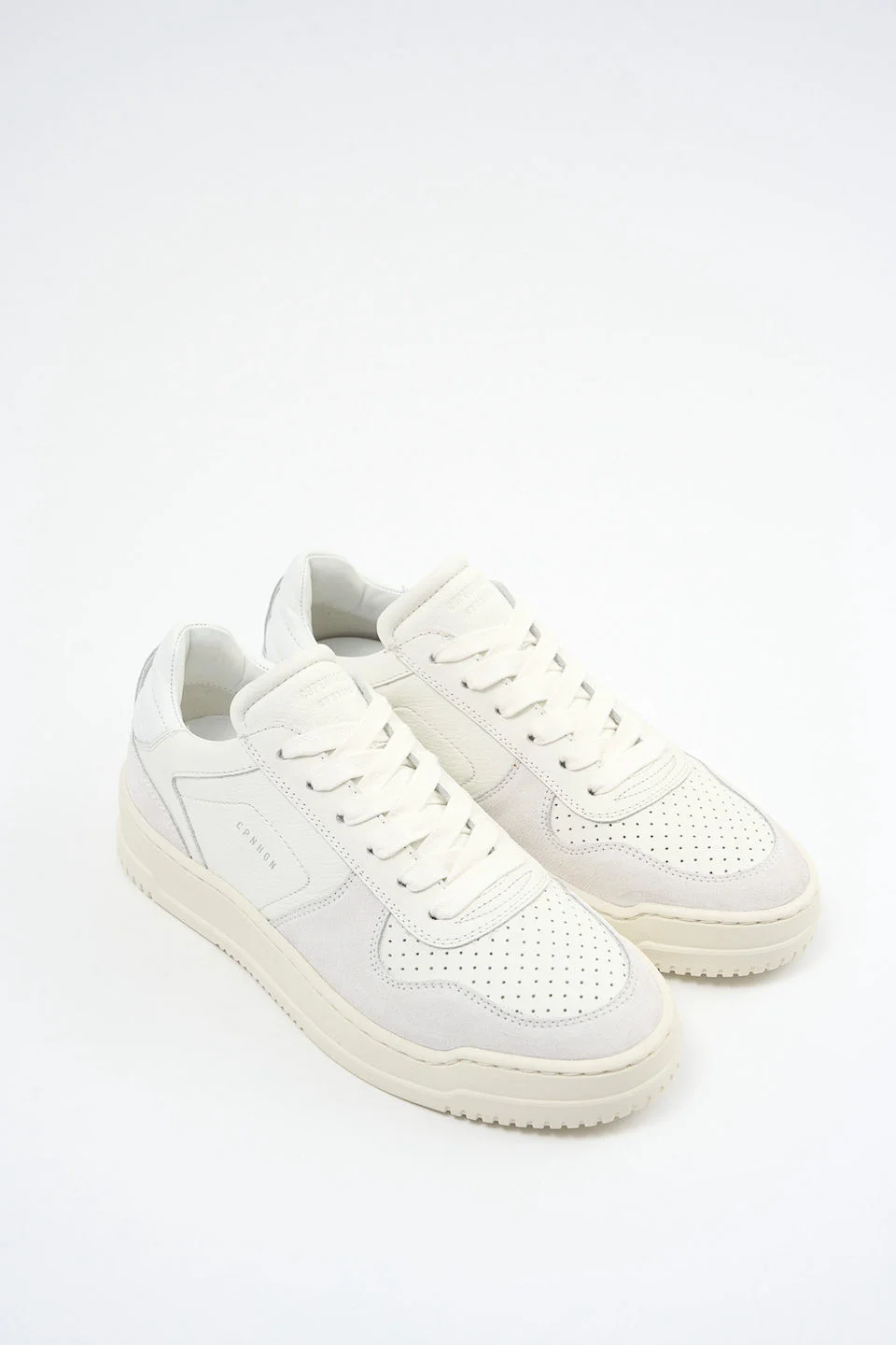 CPH166 leather mix white