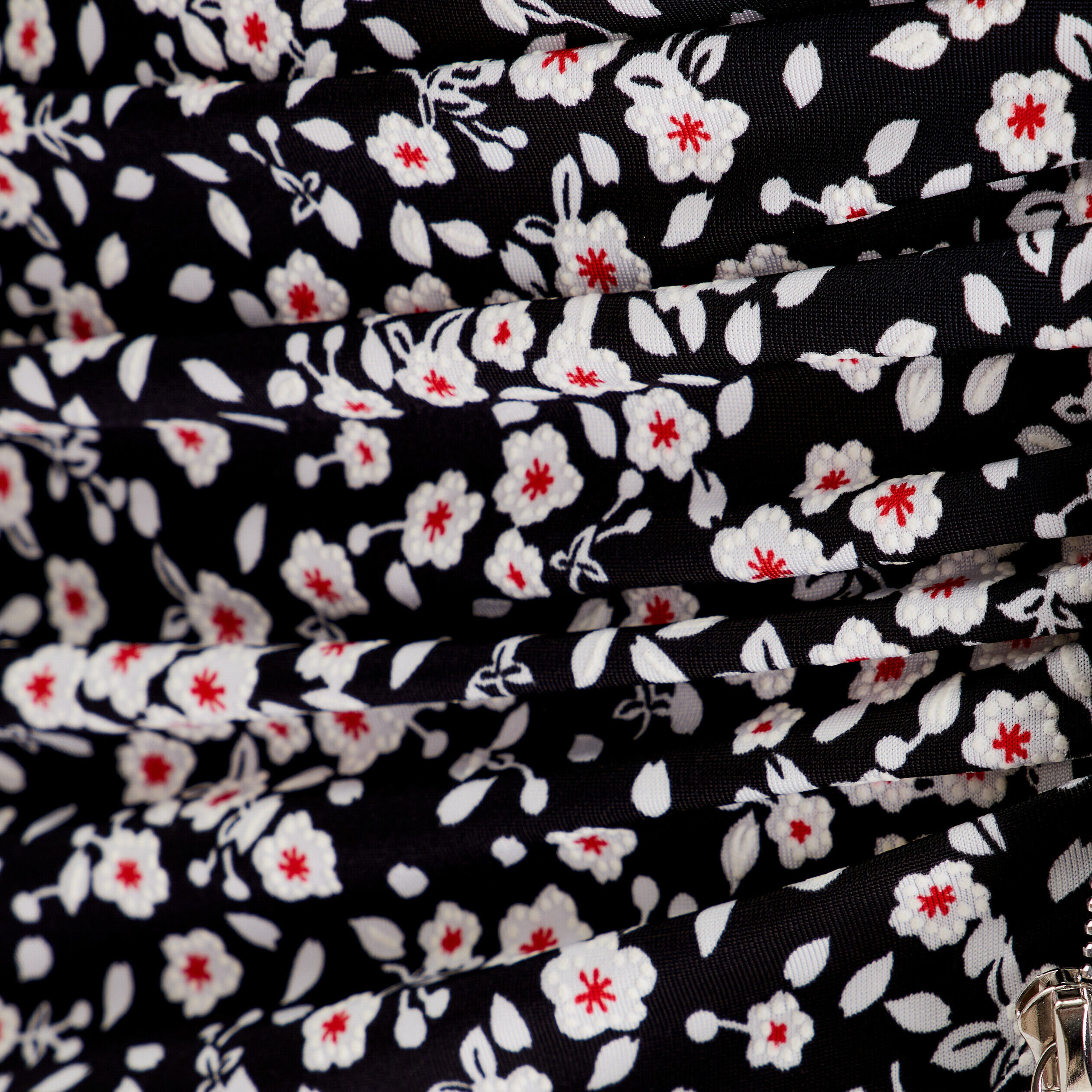 Veste teddy droite zippée noir femme | Cache Cache