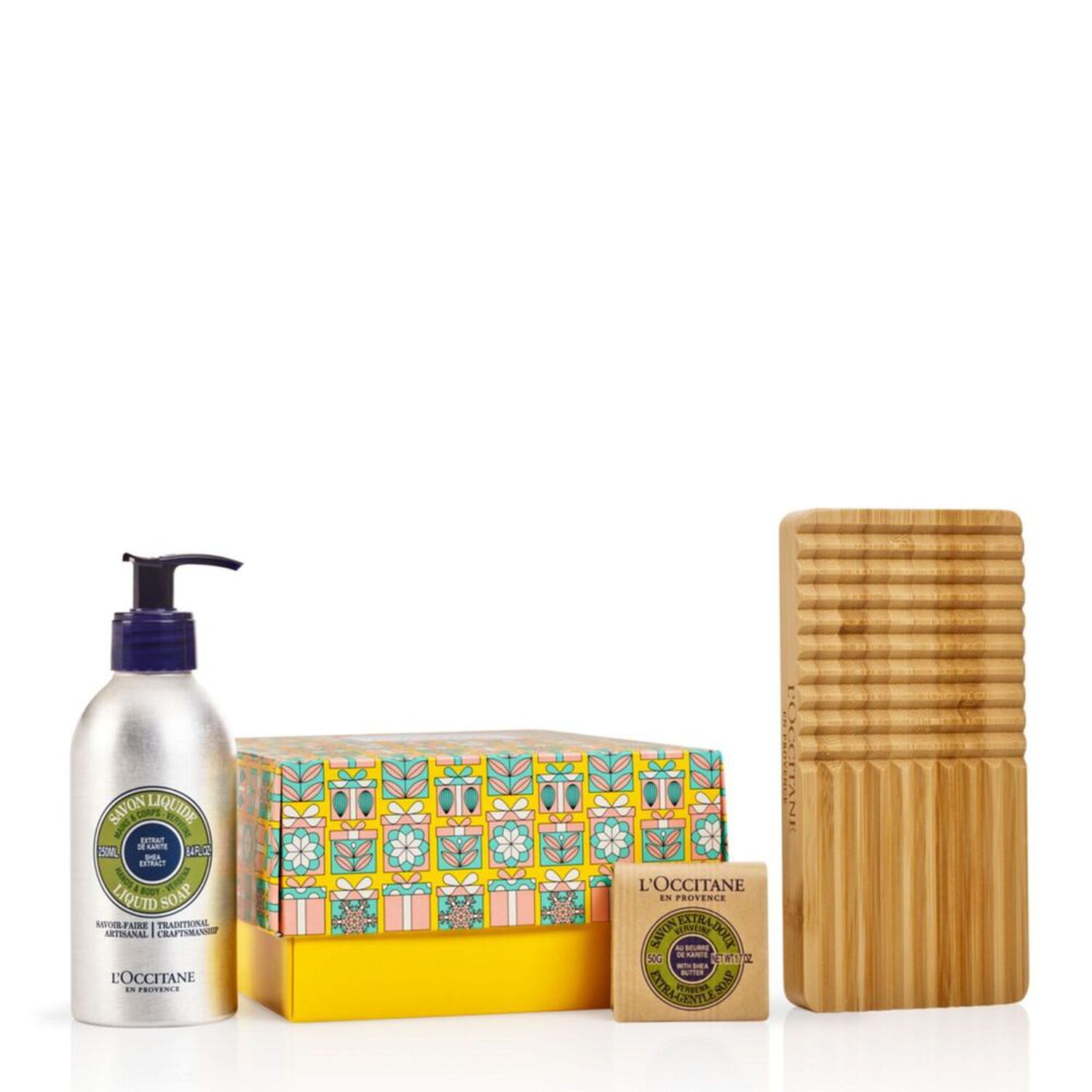 l'occitane Verveine Coffret Savon Liquide 250 ml + 2 Produits