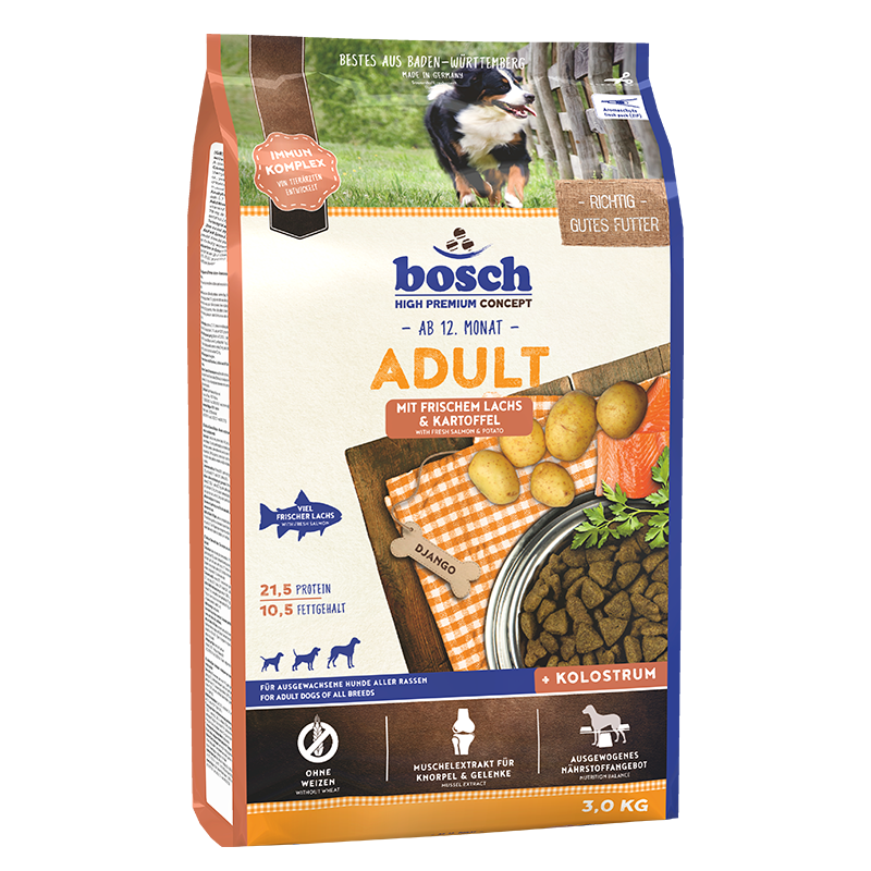 bosch Hundetrockenfutter bosch High Premium Concept Adult Lachs & Kartoffel 3 kg