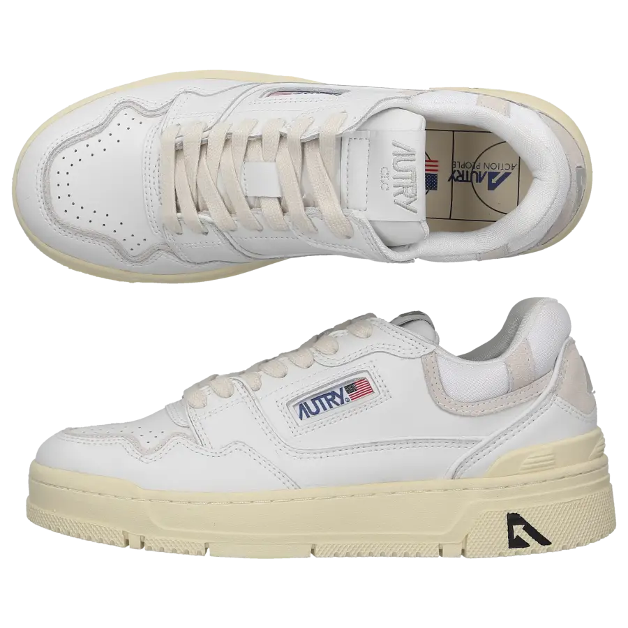 Autry - Sneaker low CLC Kalbsleder - weiß