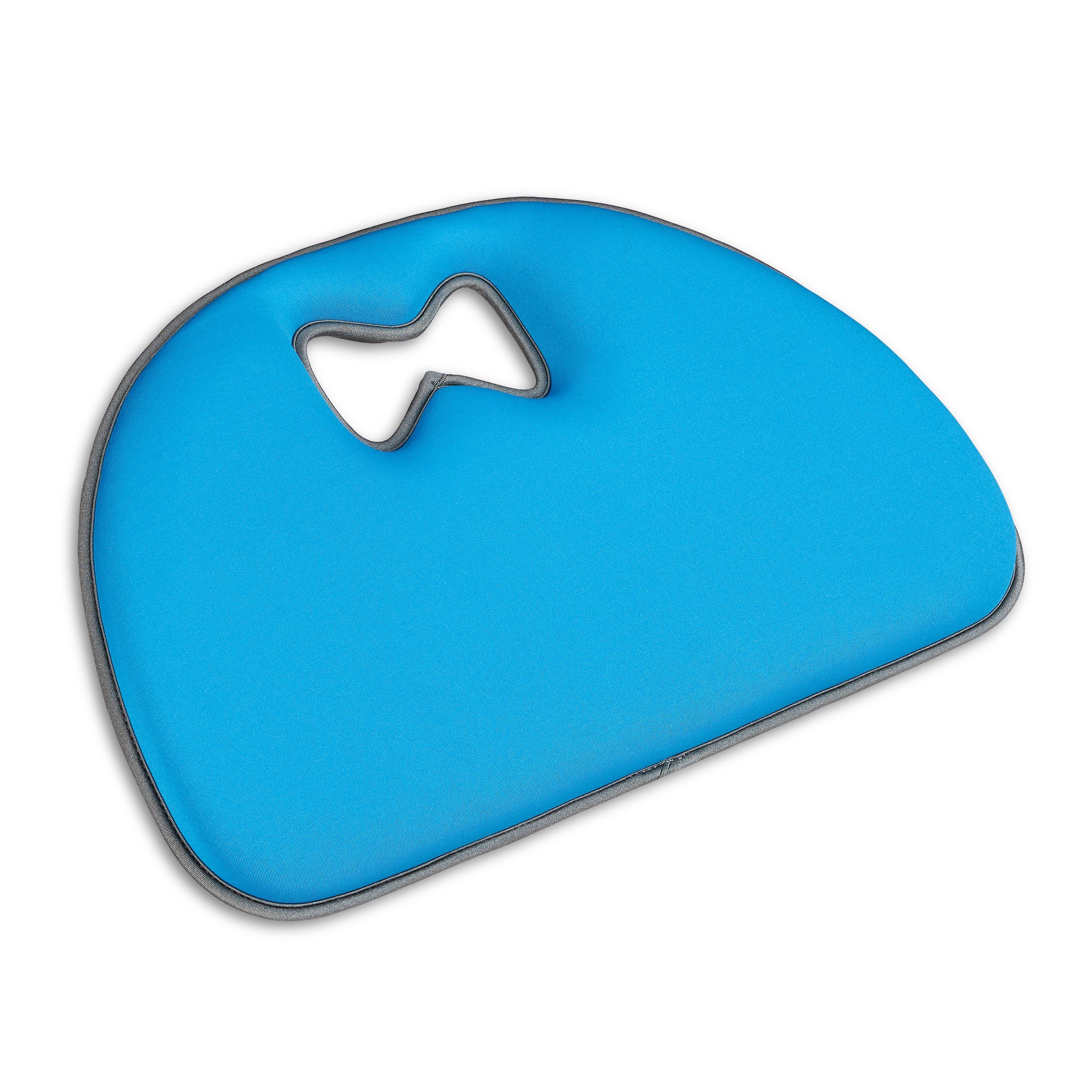 relaxdays Kniekissen 1 x Kniekissen blau