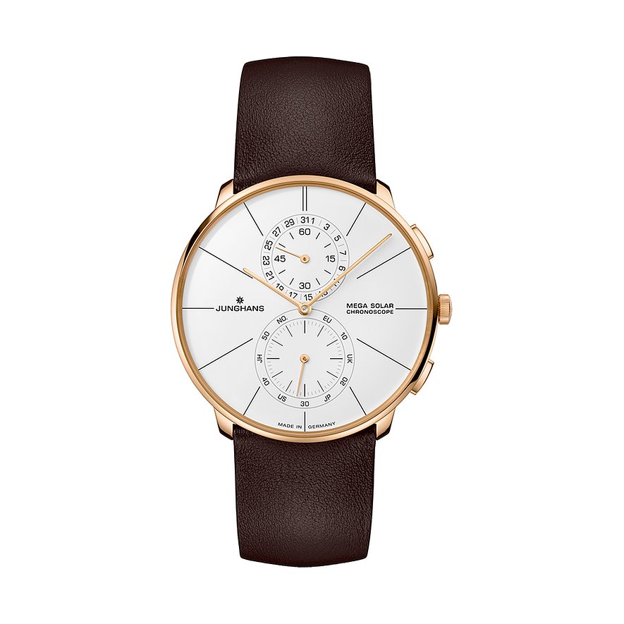 Junghans Chronograph fein Chrono MEGA Solar