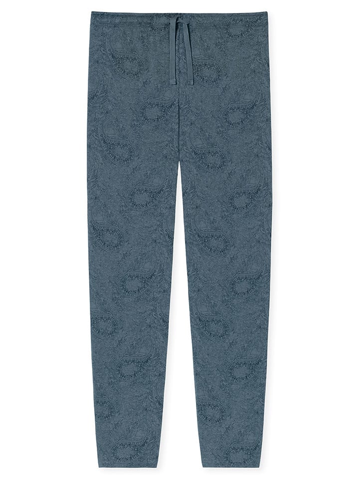Schiesser Pyjama in Blaugrau günstig kaufen