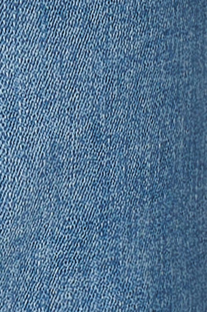 Jeansshorts mit Überbauchbund