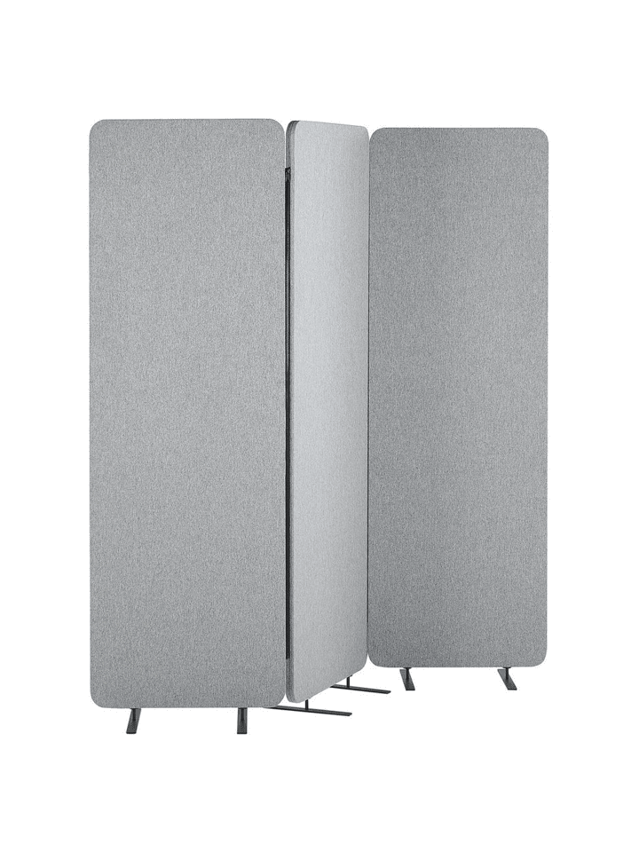 Beliani Paravent STANDI in Grau - (W) 184 x (H) 184 x (L) 30 cm günstig kaufen onesize