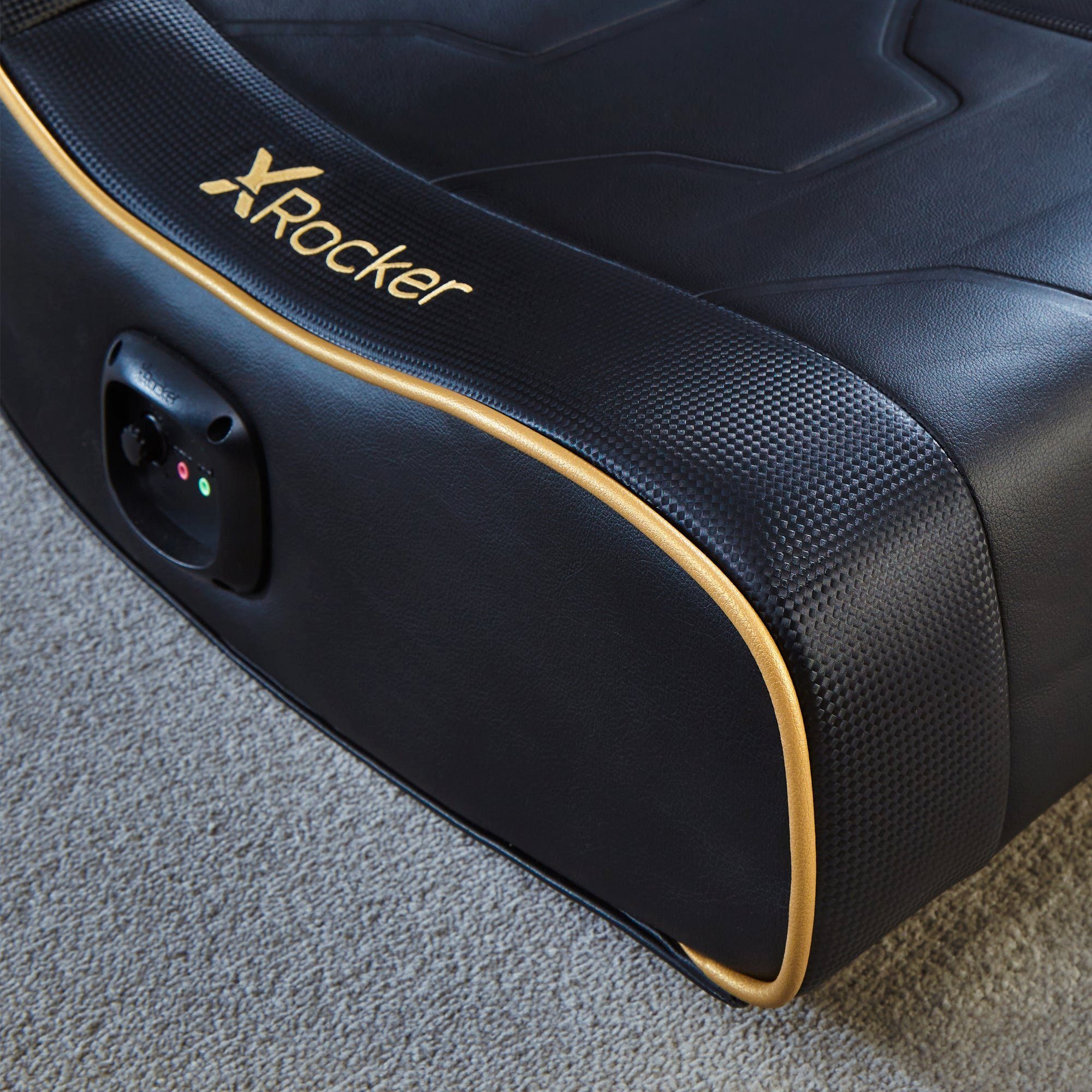 X Rocker Kindersessel Shadow 2.0 Floor Rocker Gaming Sessel mit 2.0 Audiosystem, für Kinder, für Jugendliche, für Teenager