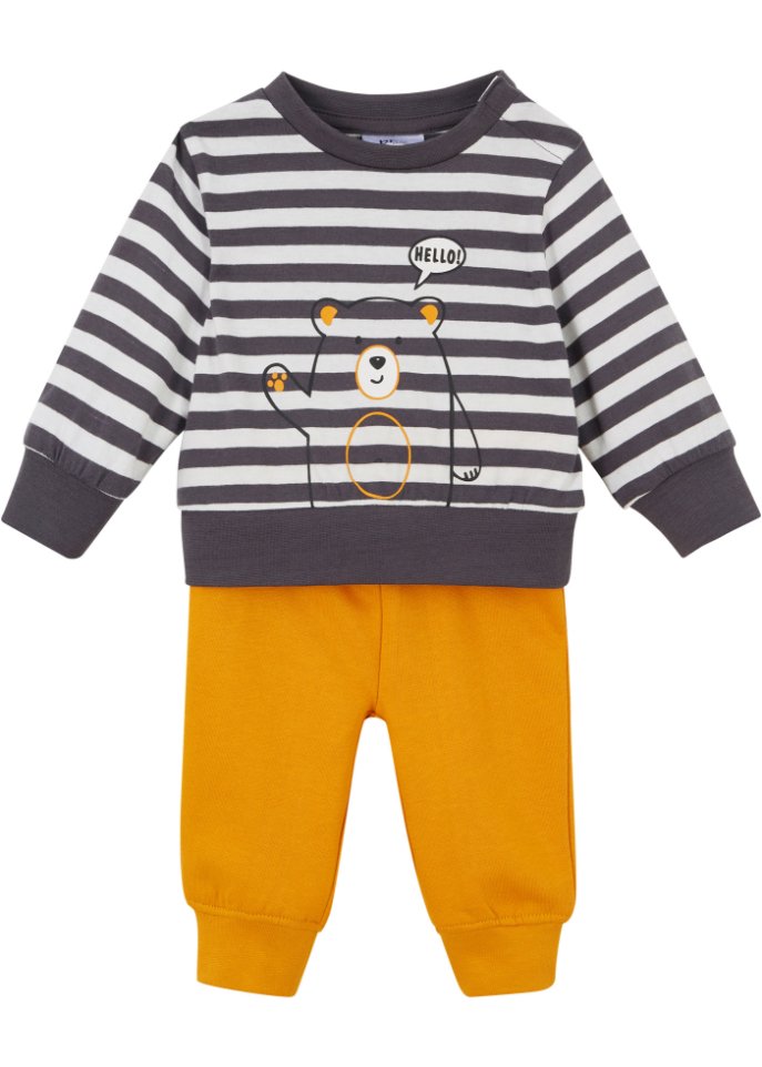 Baby Shirt und Sweathose (2-tlg.Set) Bio-Baumwolle