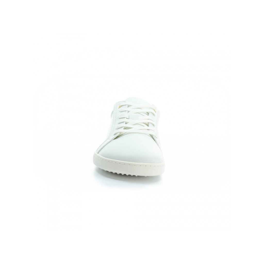 Shapen Feelin Chic White Leather Barfuß-Halbschuhe