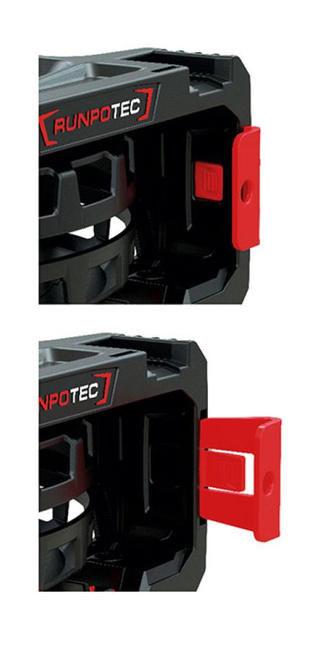 Runpotec 10216 Kabelafvikler CB 260 Kabelboks 4-delt