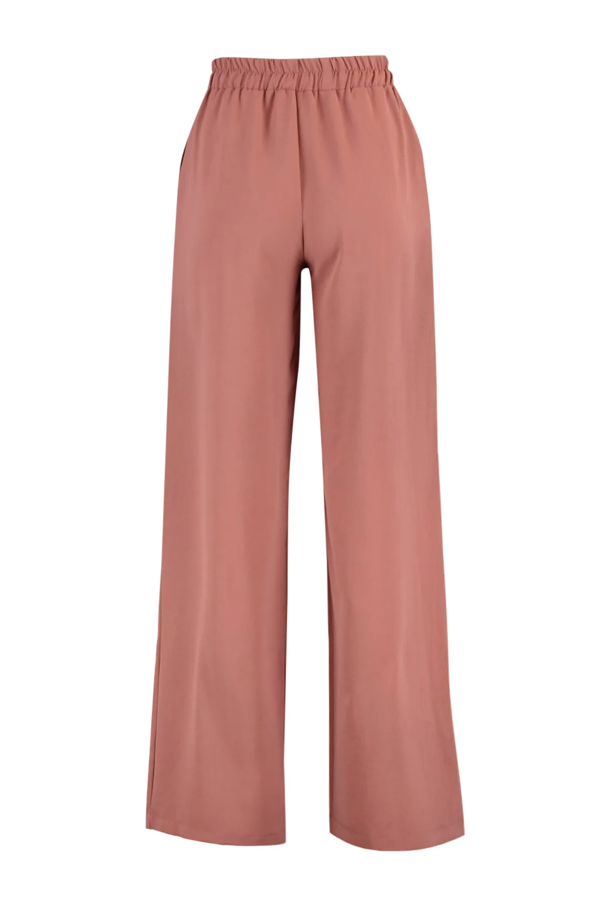 Trendyol Collection  Dusty Rose Webhose mit weitem Bein TWOSS21PL0248