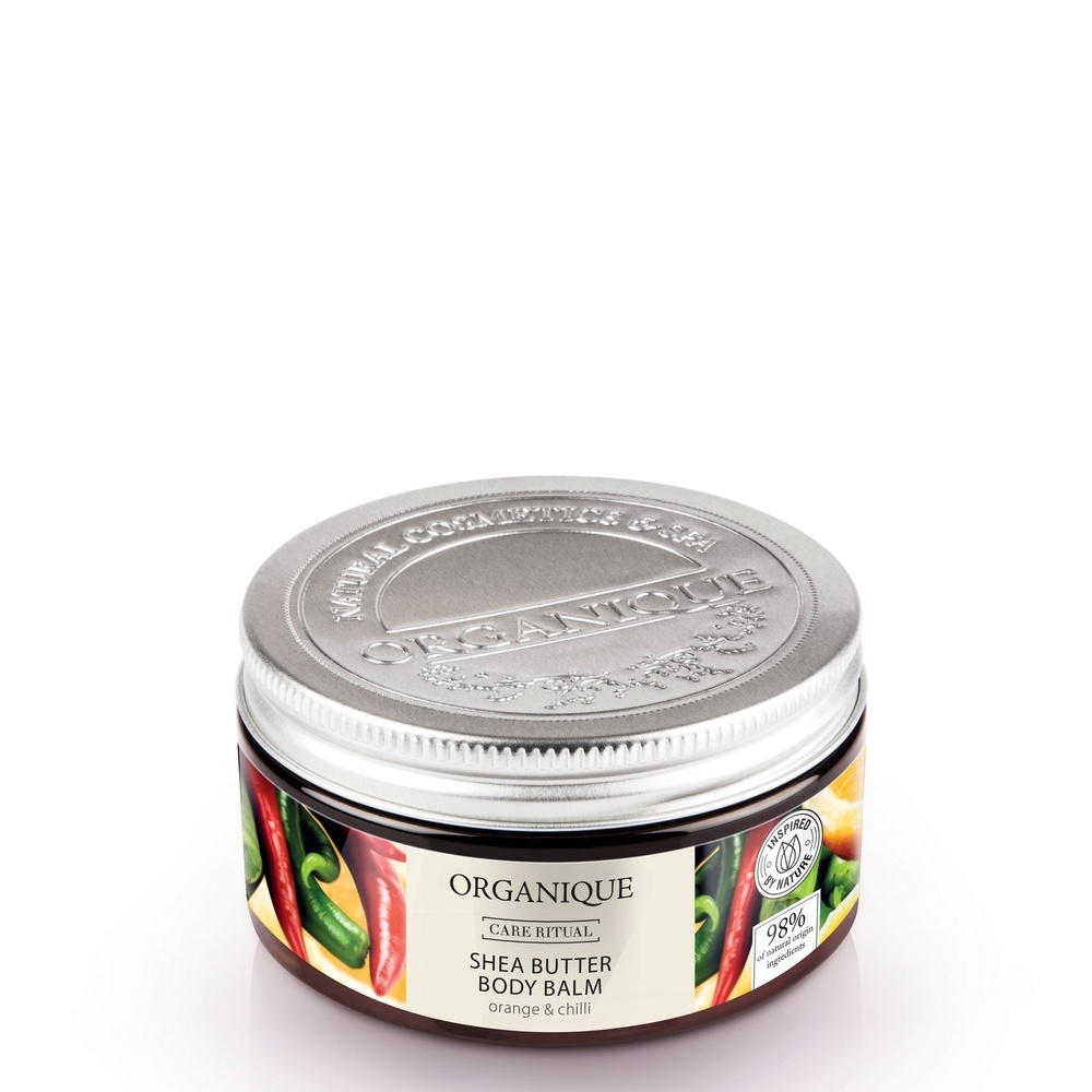organique cosmetics Baume corporel au beurre de karité orange & piment Baume corporel