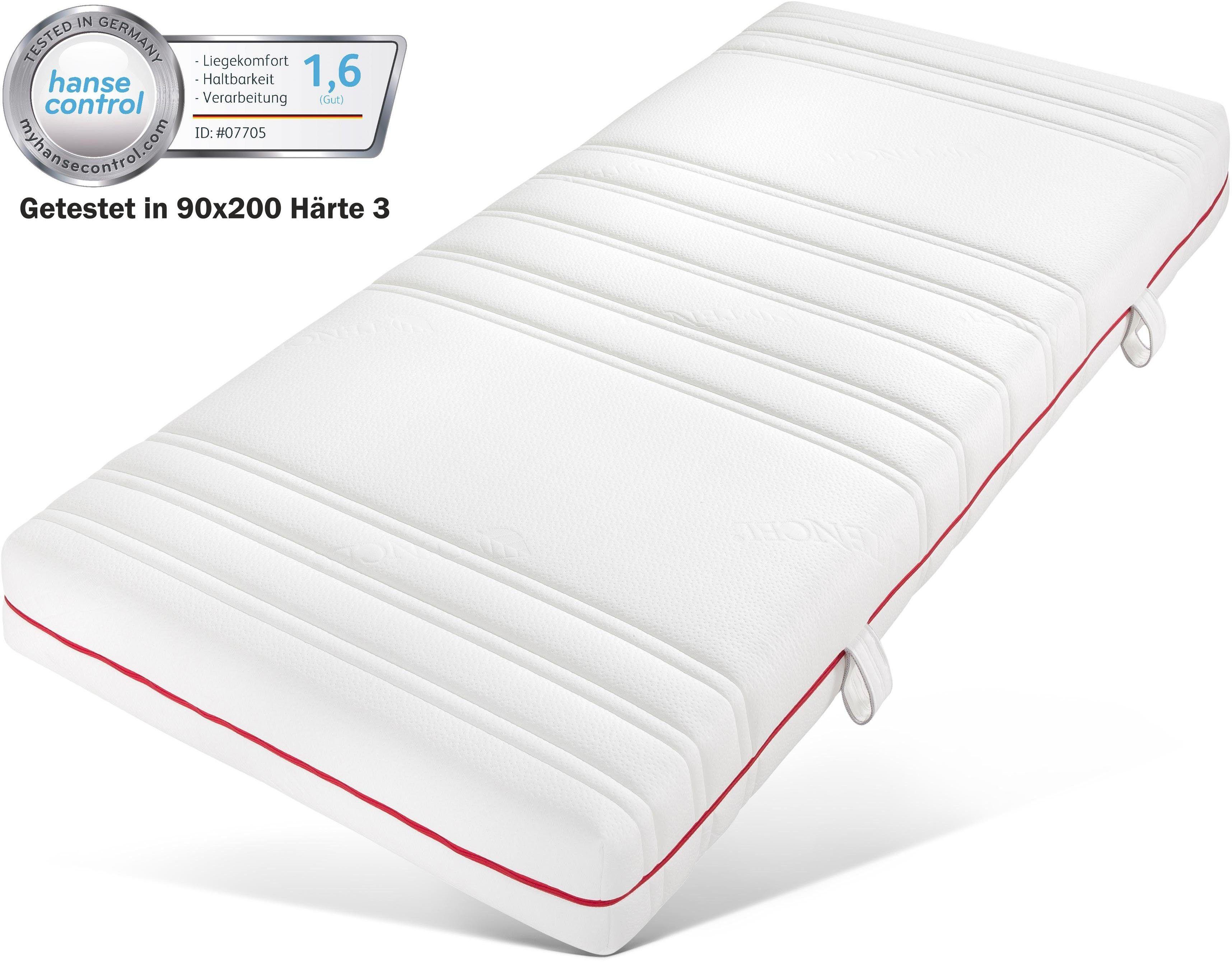 Taschenfederkernmatratze Active Flex, BeSports, 22 cm hoch, Matratze in 90x200 cm und weiteren Größen erhältlich, Wendematratze