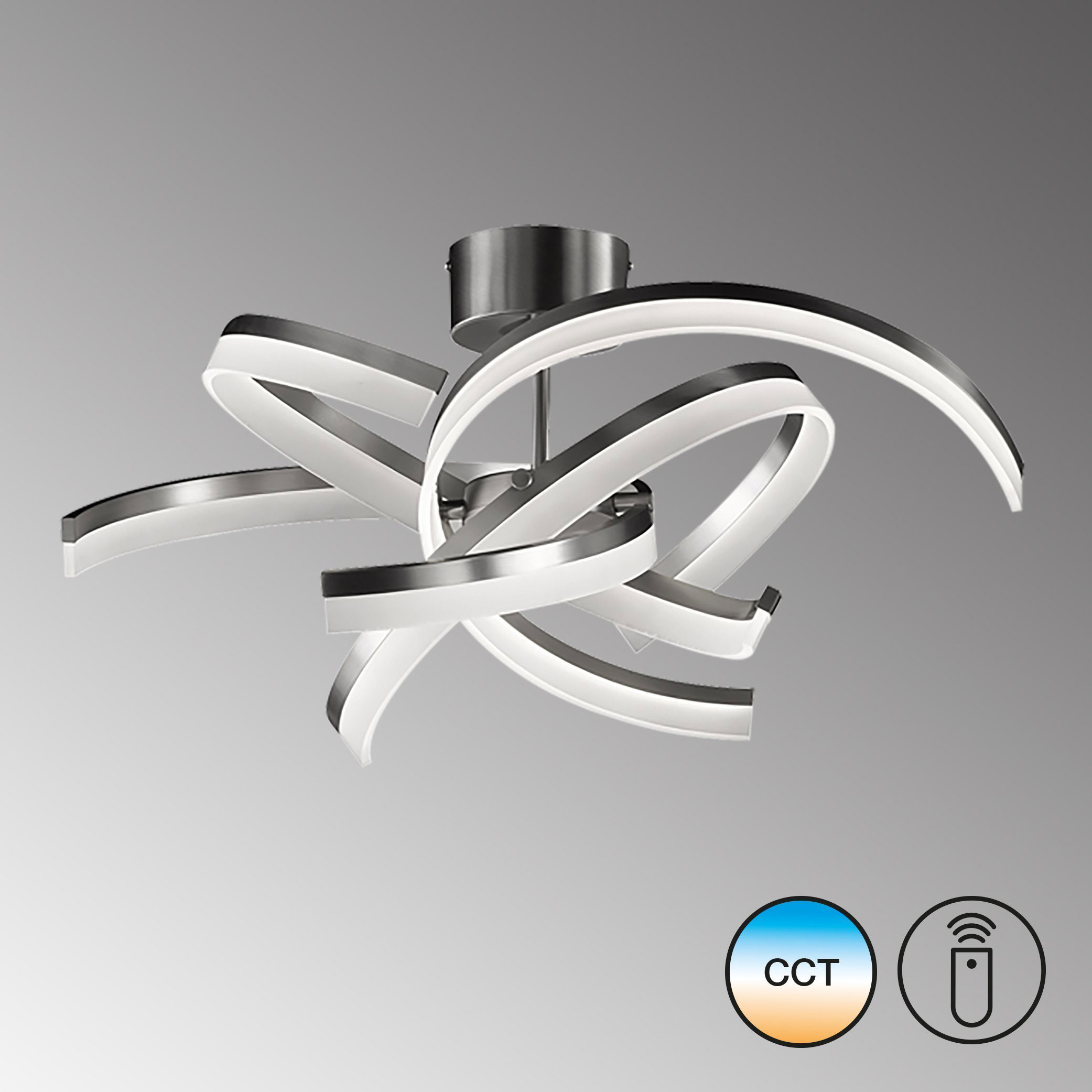Fischer & HonselLED-Deckenleuchte 4flg