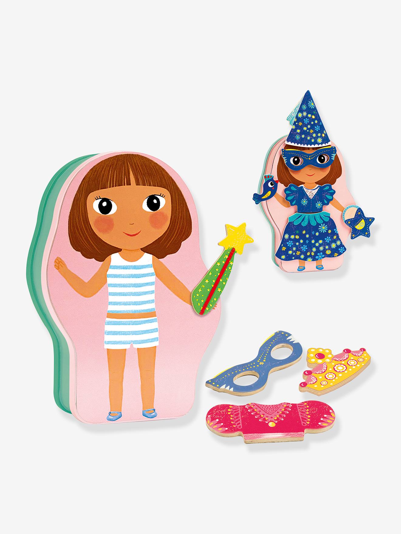 Djeco Kinder Magnetspiel Belissimo InZeBox DJECO - rosa