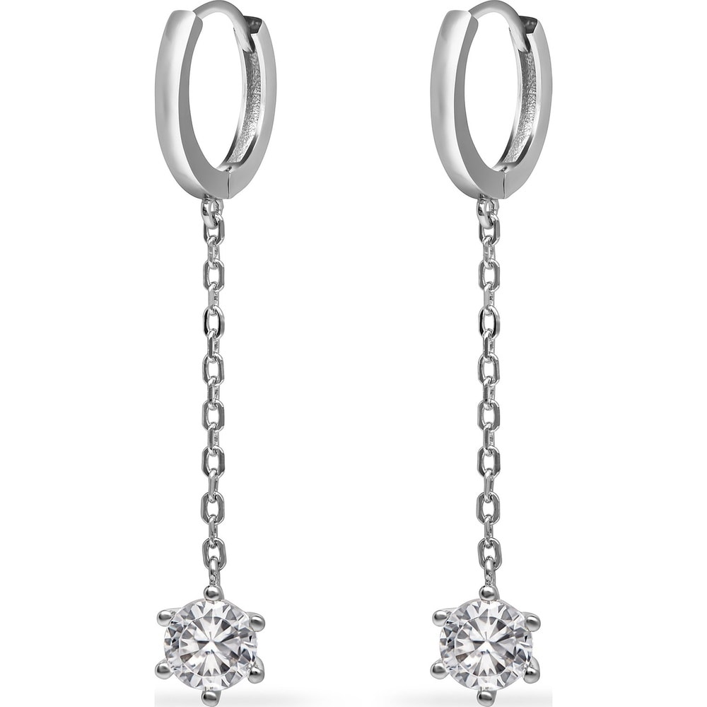 FAVS Créoles 925 Argent Boucles d'oreilles
