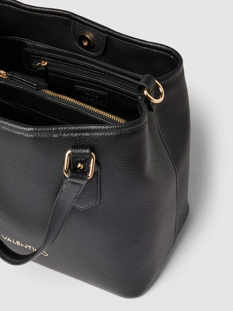Shopper mit Label-Detail Modell 'BRIXTON' in black
