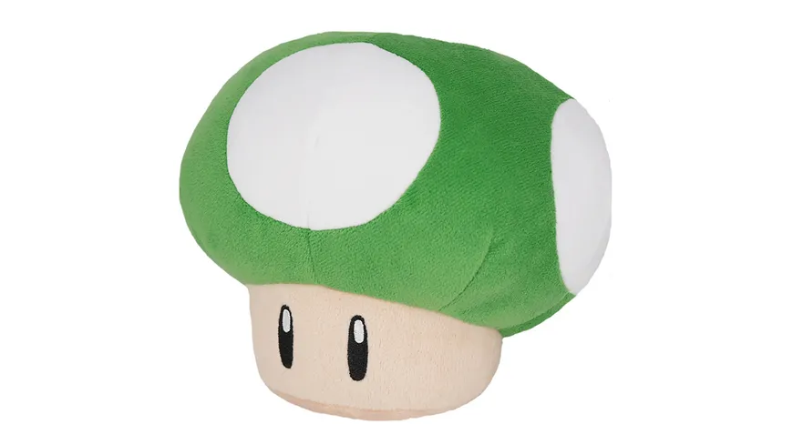 Nintendo 1-UP Pilz Plüschfigur grün