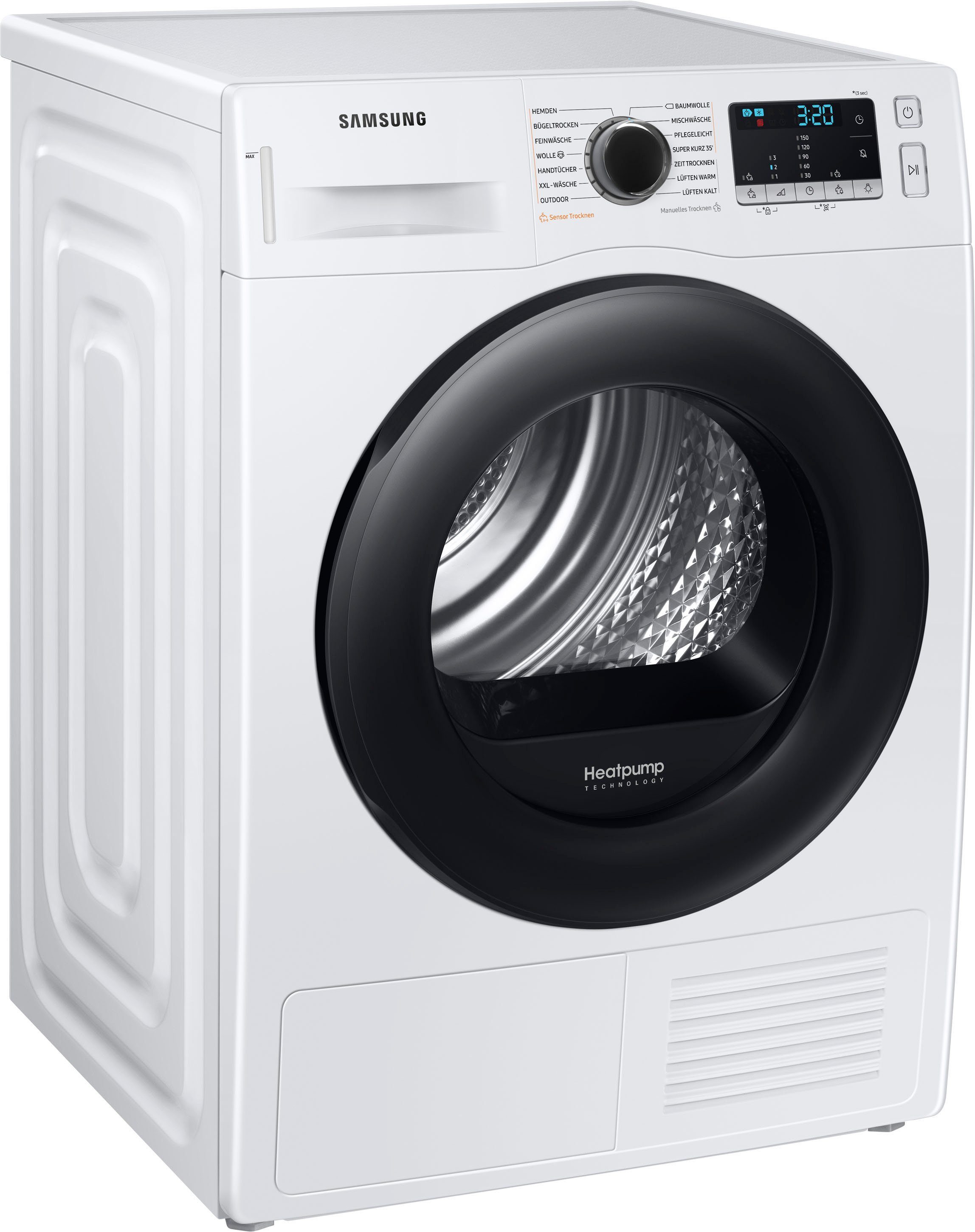 Samsung Wärmepumpentrockner DV81TA220AE/EG, 8 kg, Knitterschutz, 4 Jahre Garantie inklusive