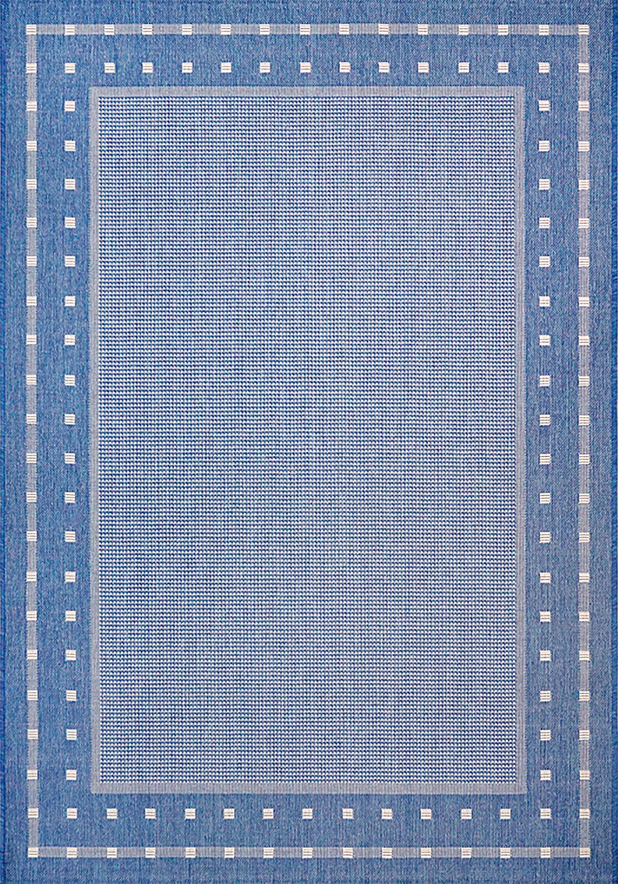 Teppich Belz, Home affaire, rechteckig, Höhe: 5 mm, Flachgewebe, Sisal-Optik, meliert, mit Bordüre, pflegeleicht, Scandi