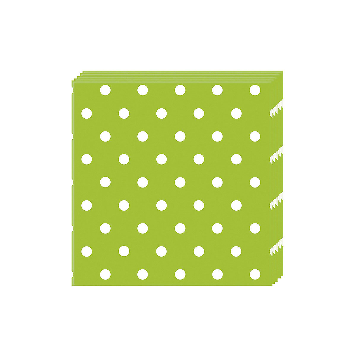 Servietten Green Dots, 33 x 33 cm, 3-lagig, 20 Stück