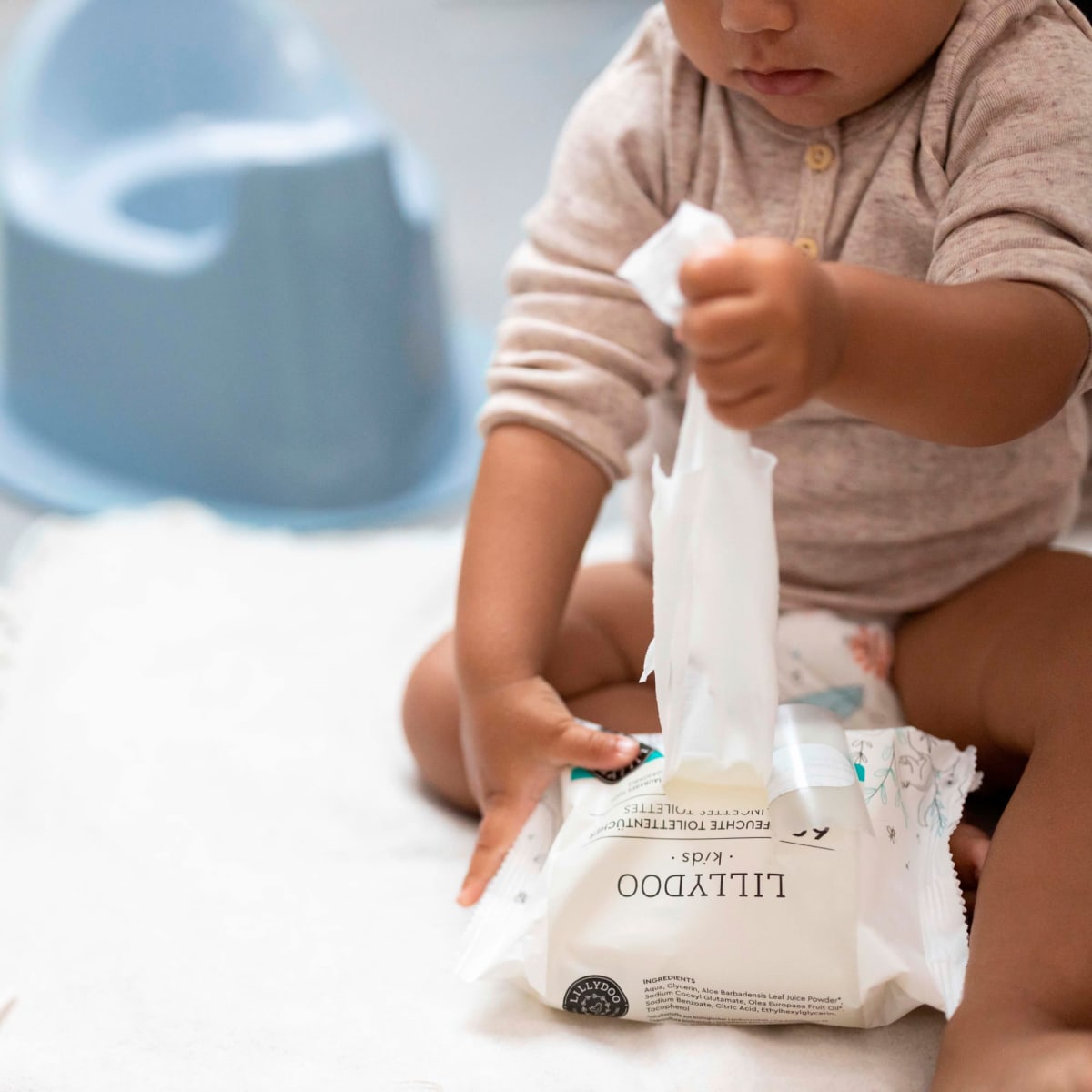 Feuchte Toilettentücher Kinder, 60 St