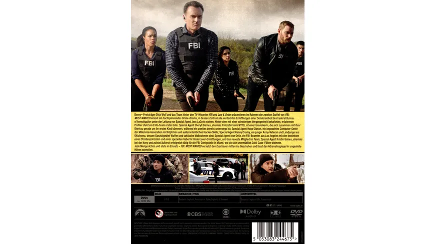 FBI: Most Wanted - Staffel 2  [4 DVDs]