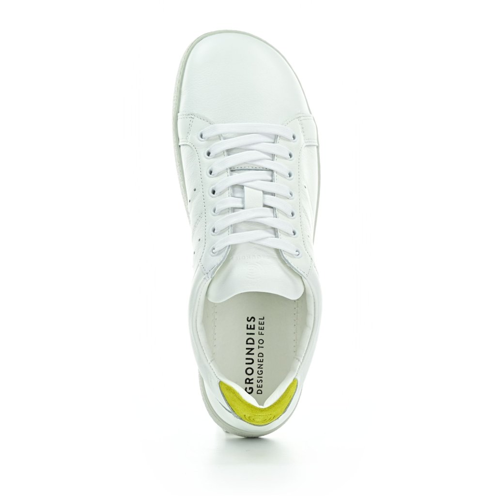 Groundies Universe White/Yellow M Barfußschuhe