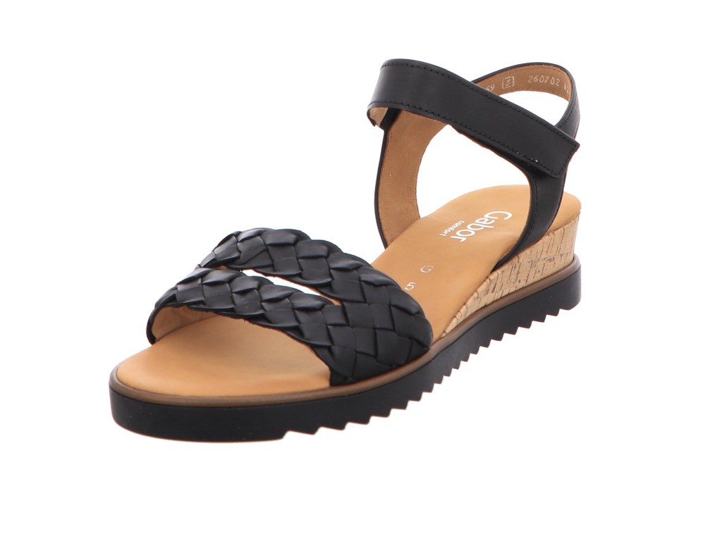 GABOR Klassische Sandalen schwarz