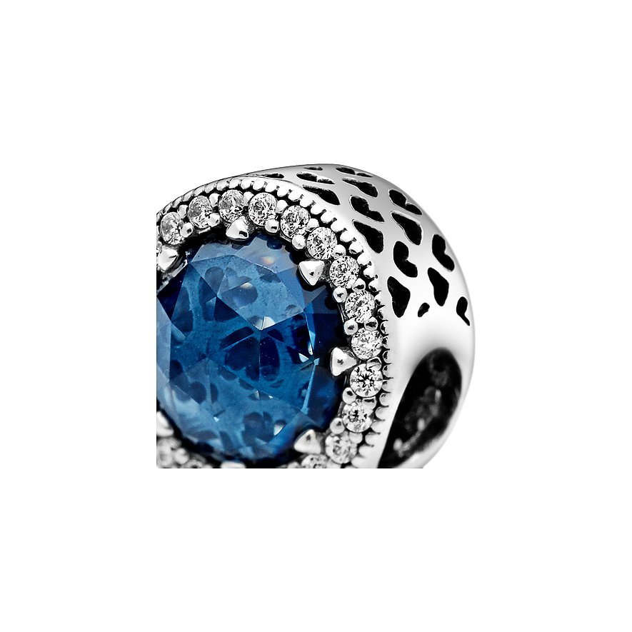 Pandora Charm Moments Funkelnd Dunkel Blau