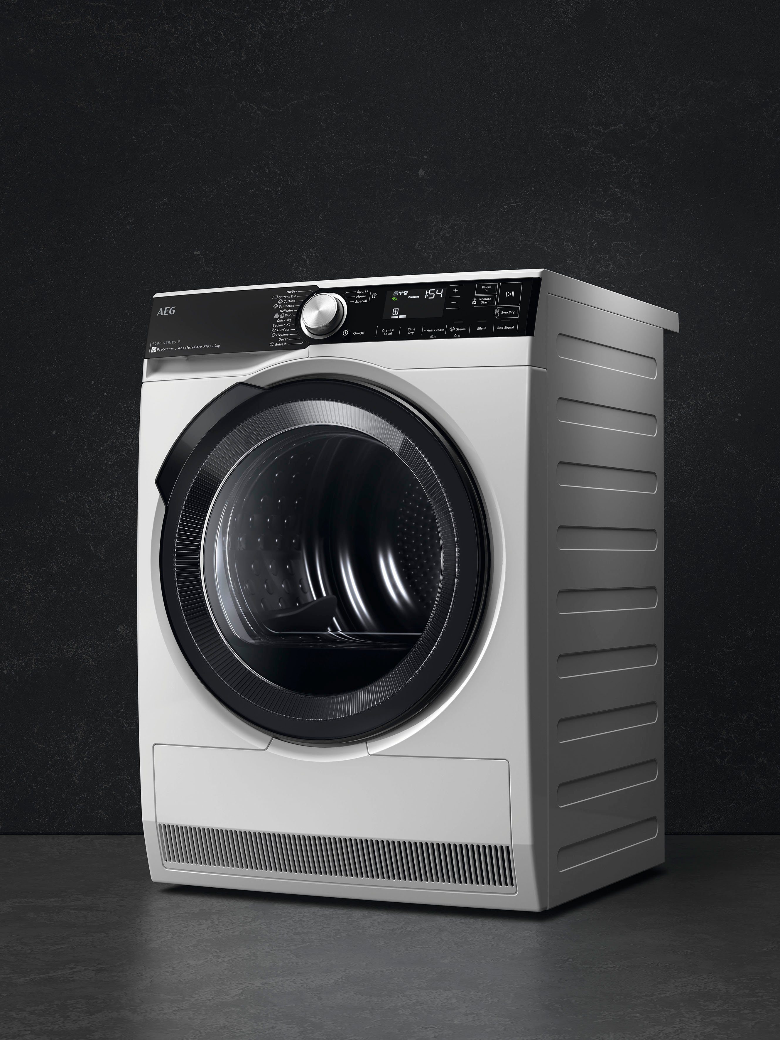 AEG Wärmepumpentrockner Serie 9000 TR9DW80690, 9 kg, AbsoluteCare®Plus ​ - perfekte Trockenergebnisse bei allen Textilien