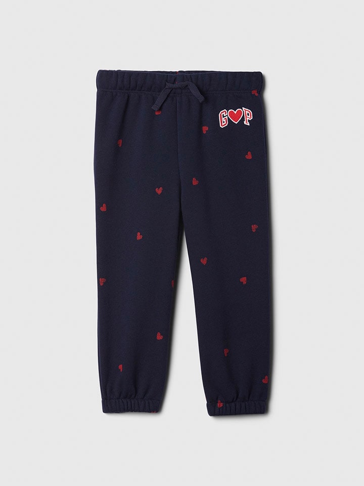 GAP Sweathose in Dunkelblau/ Rot günstig kaufen