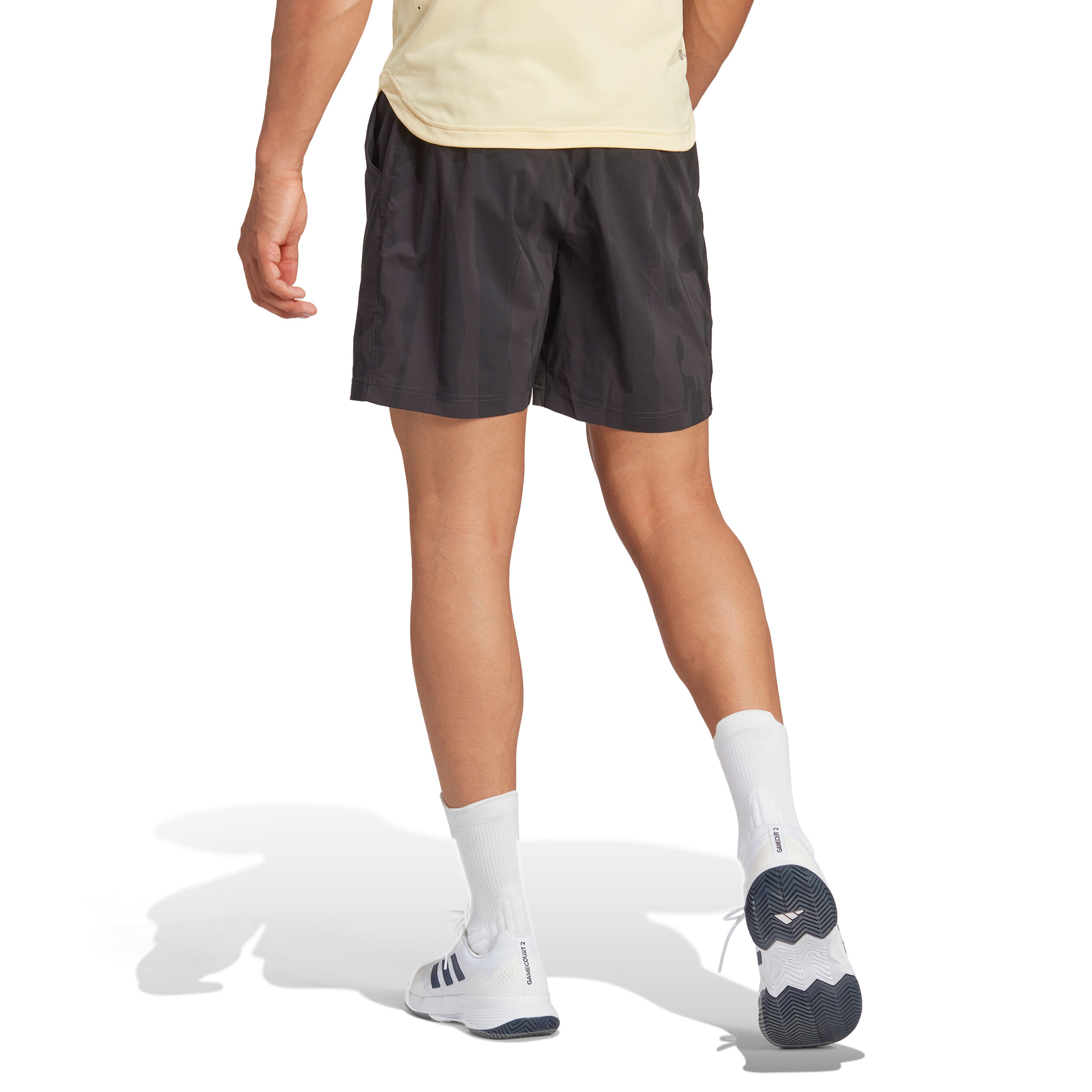 NY Printed Shorts Herren - Grau