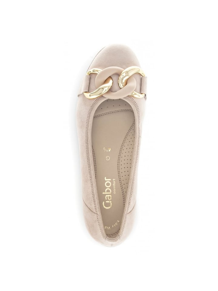 Gabor Comfort Ballerina  in Beige günstig kaufen