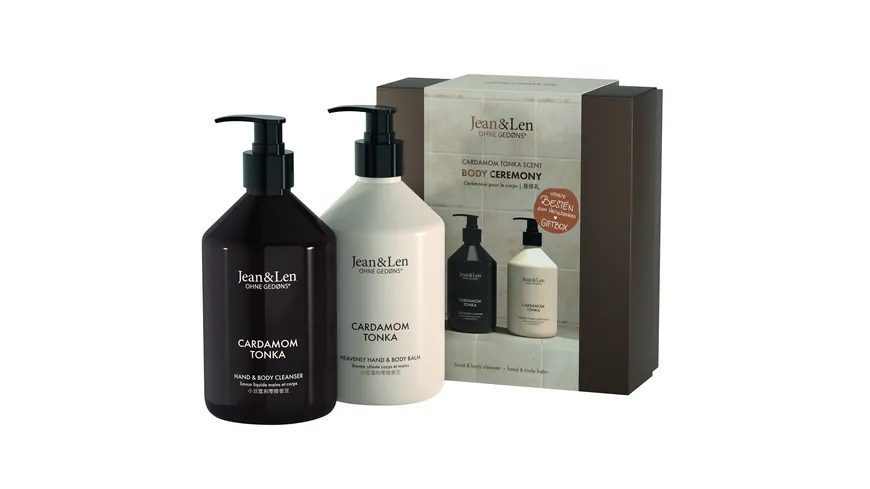 Jean&Len Body Ceremony Giftbox Cardamom/Tonka Geschenkpackung