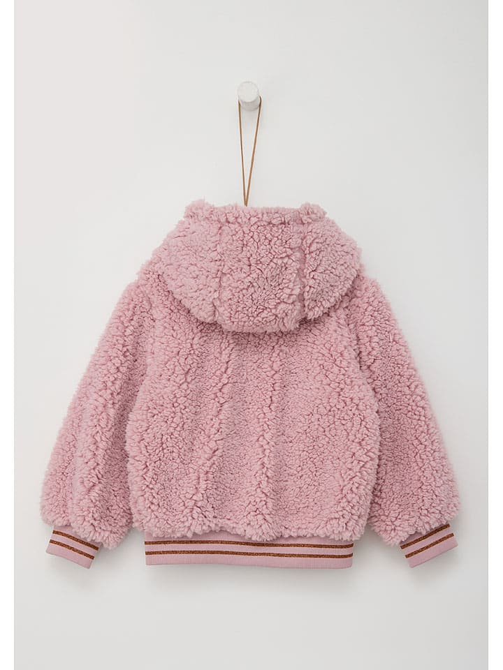 s.Oliver Fleecejacke in Rosa günstig kaufen