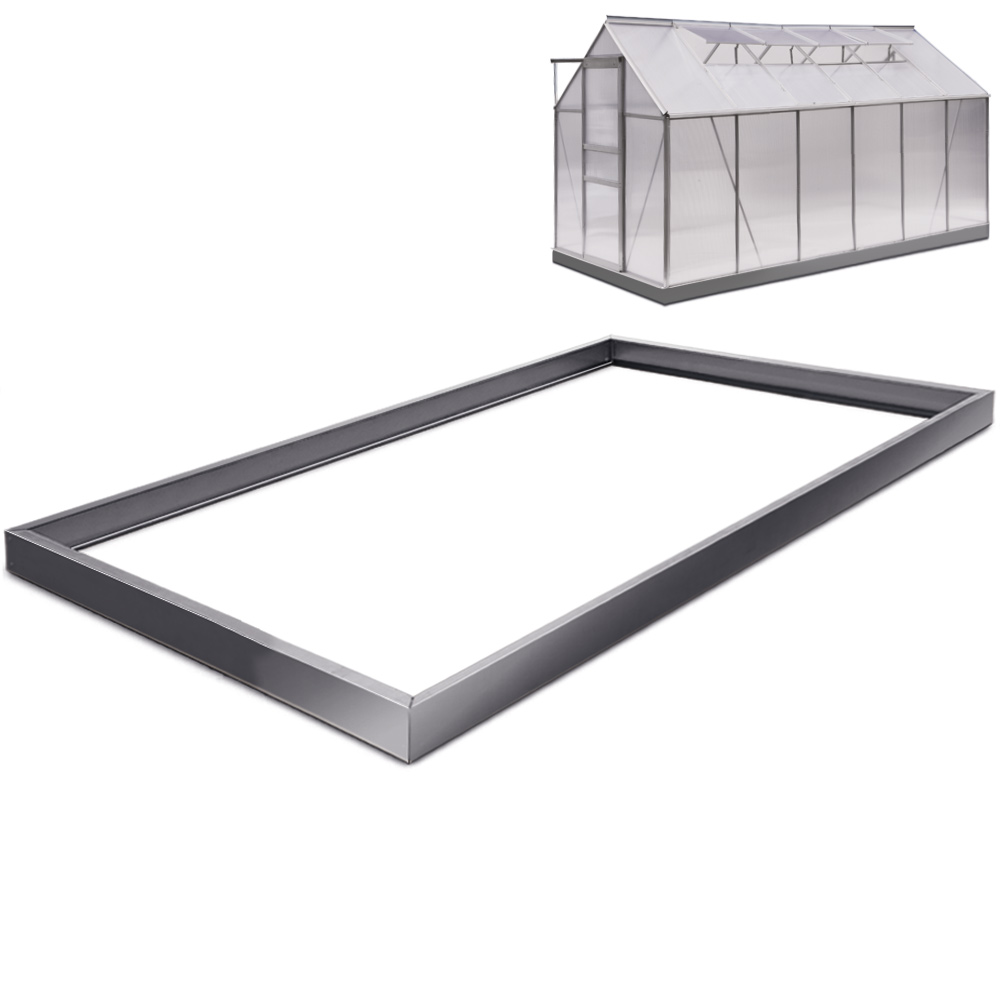 Gardebruk Stahlfundament verzinkt 380x190x12cm
