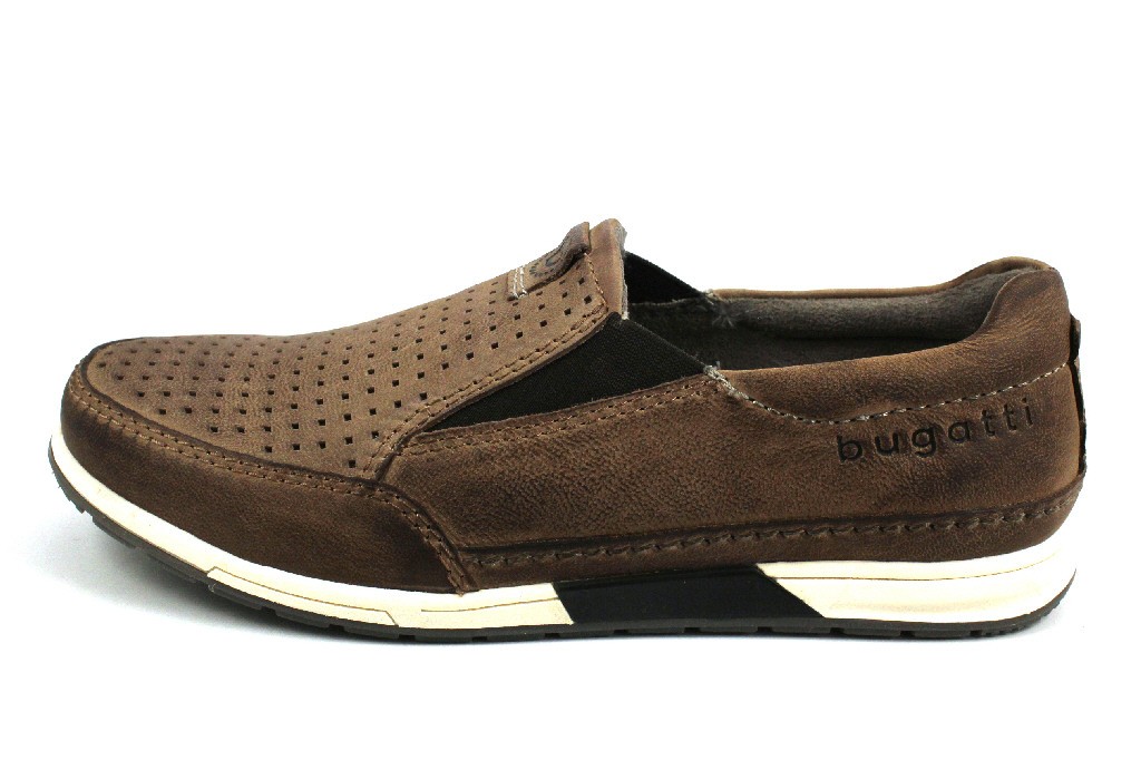 BUGATTI Komfort Slipper braun
