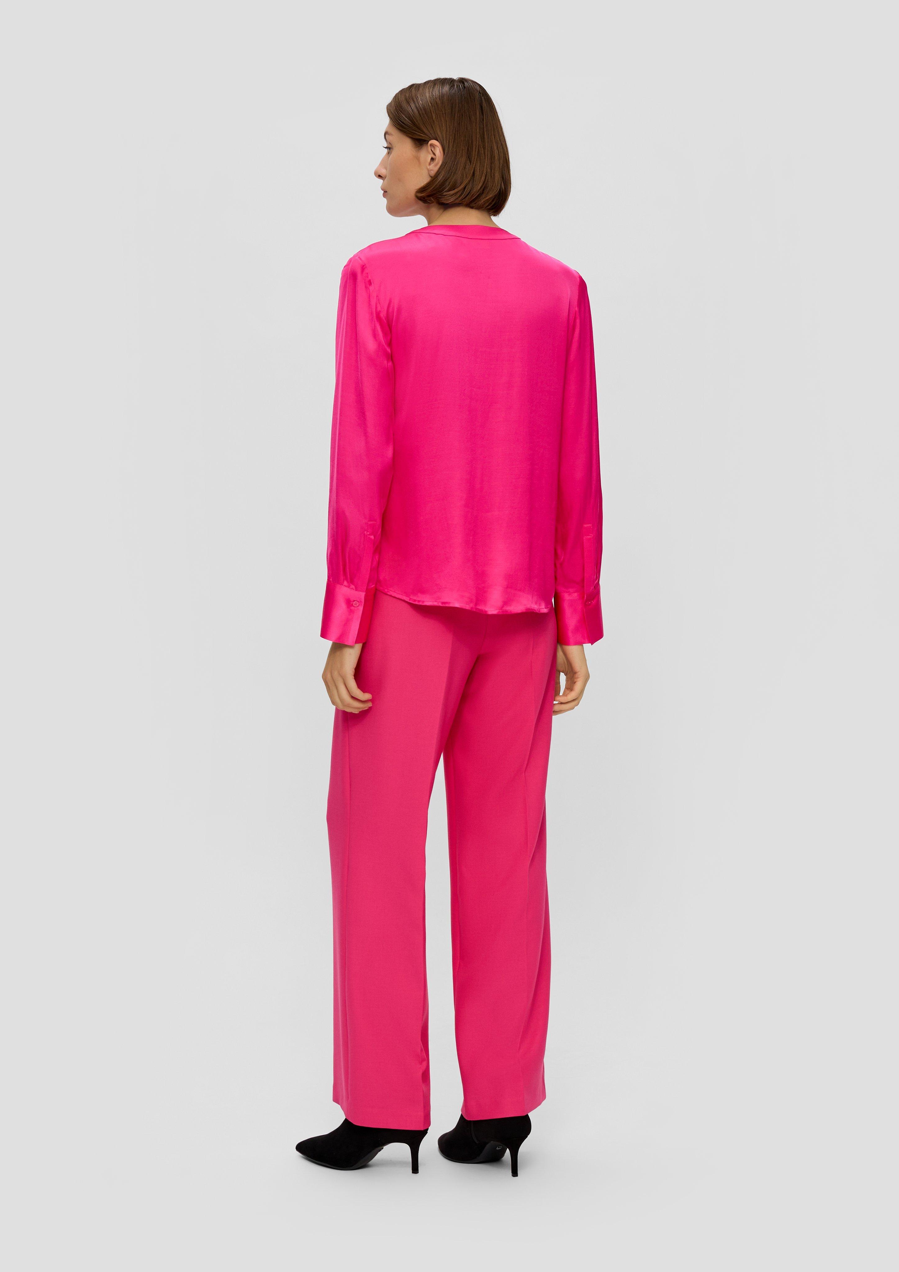 Satinbluse aus reiner Viskose  2139015-4528