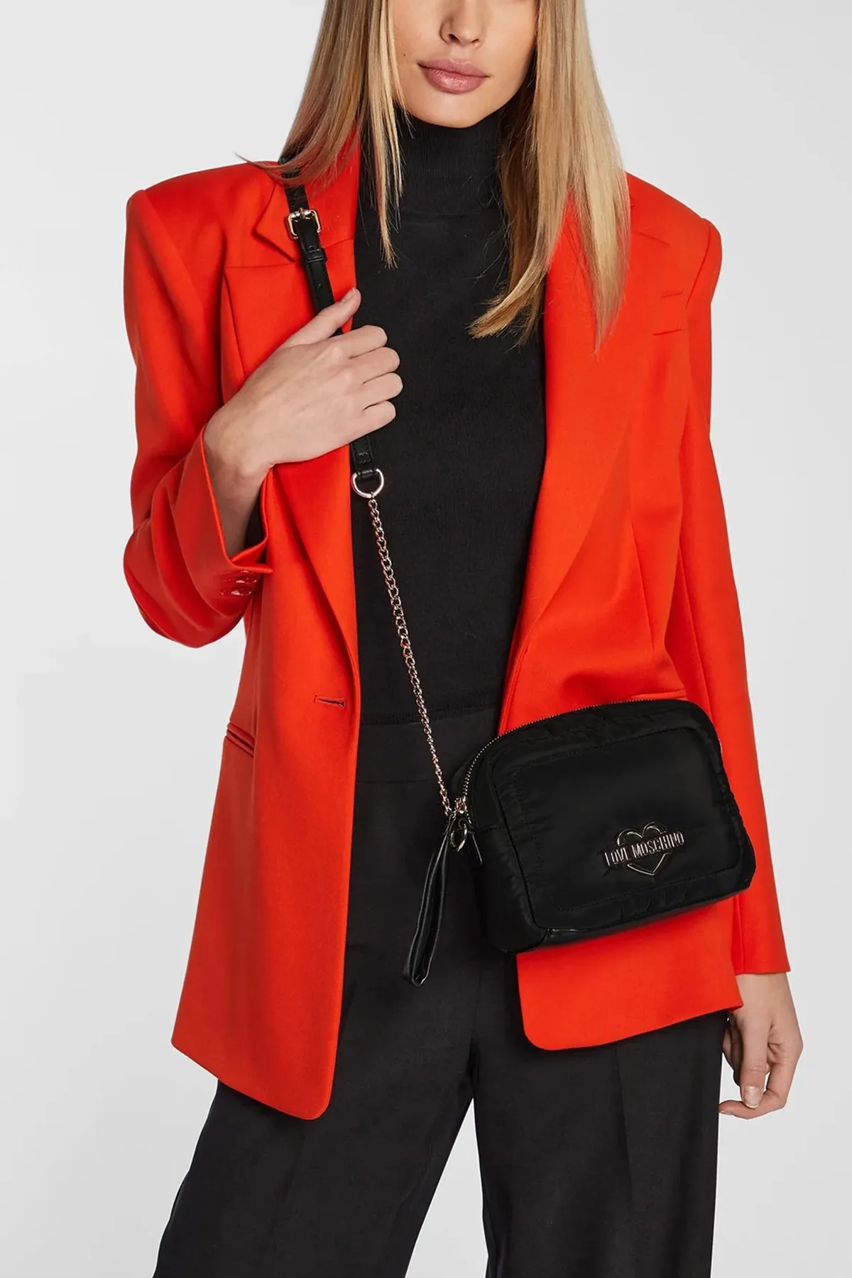 Moschino  Handtasche - Schwarz - Strukturiert