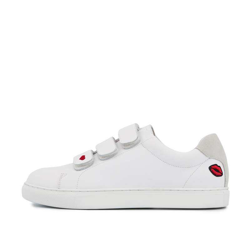 Baskets en cuir Edith love