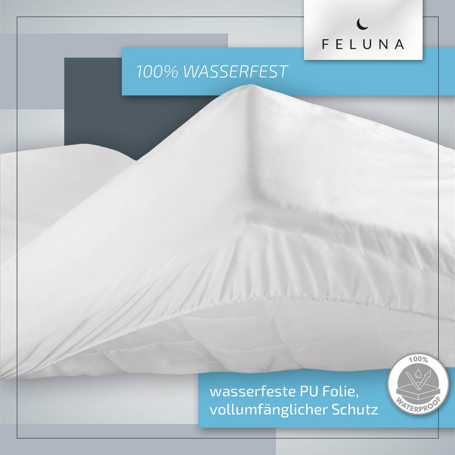 Matratzenschoner Matratzenauflage Feluna, Betteinlage aus Flanell