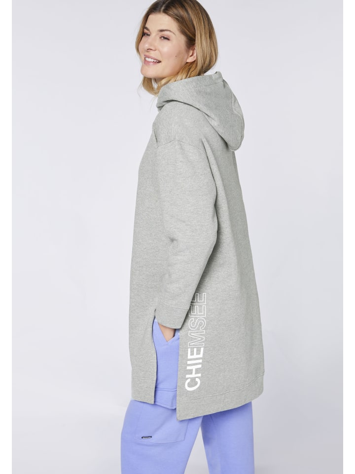 Chiemsee Long-Hoodie in Grau günstig kaufen
