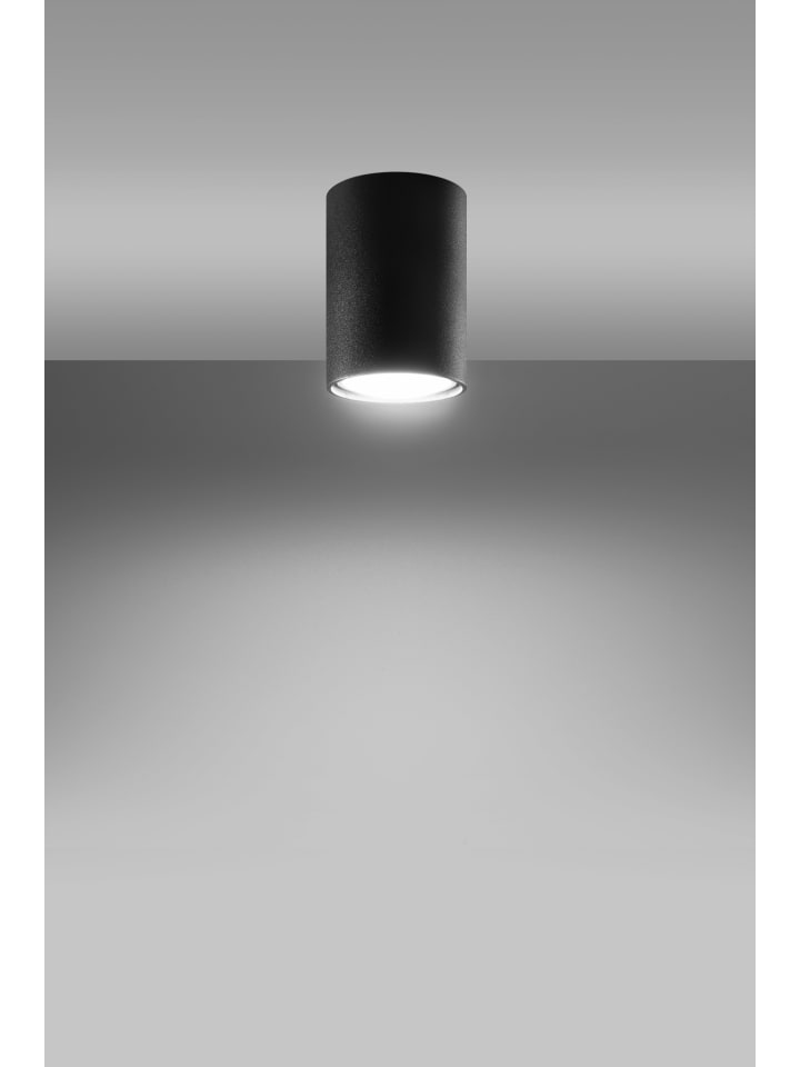 Nice Lamps Deckenleuchte CASTRO 10 in Schwarz (H)10cm ø6cm günstig kaufen onesize
