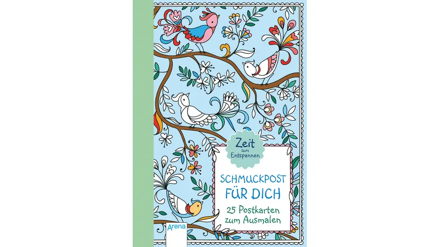 Schmuckpost für dich - 25 Postkarten zum Ausmalen. Zeit zum Entspannen