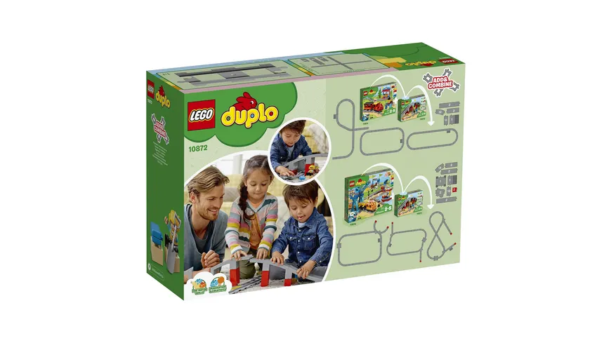 LEGO DUPLO 10872 Eisenbahnbrücke und Schienen