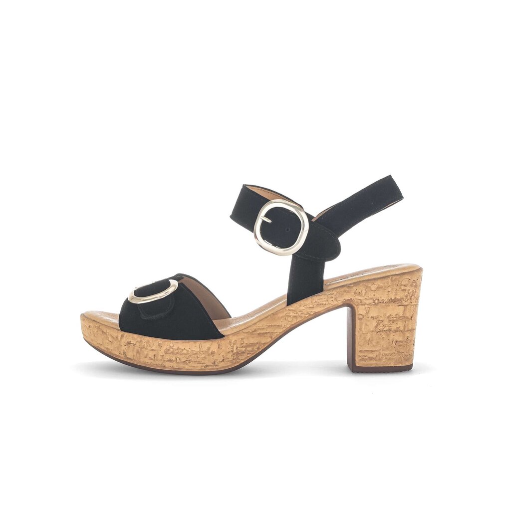 Gabor fashion Plateau Sandale schwarz