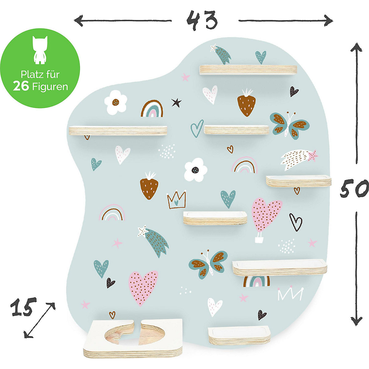 Regal für Musikbox Spring - geeignet für Toniebox