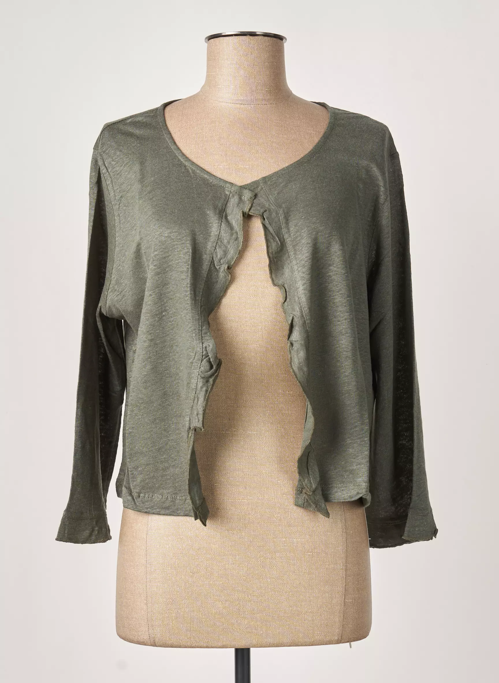 Maloka Cardigans Femme couleur vert